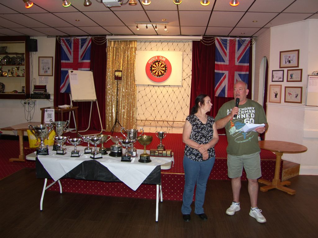 Trophies ready to be presented