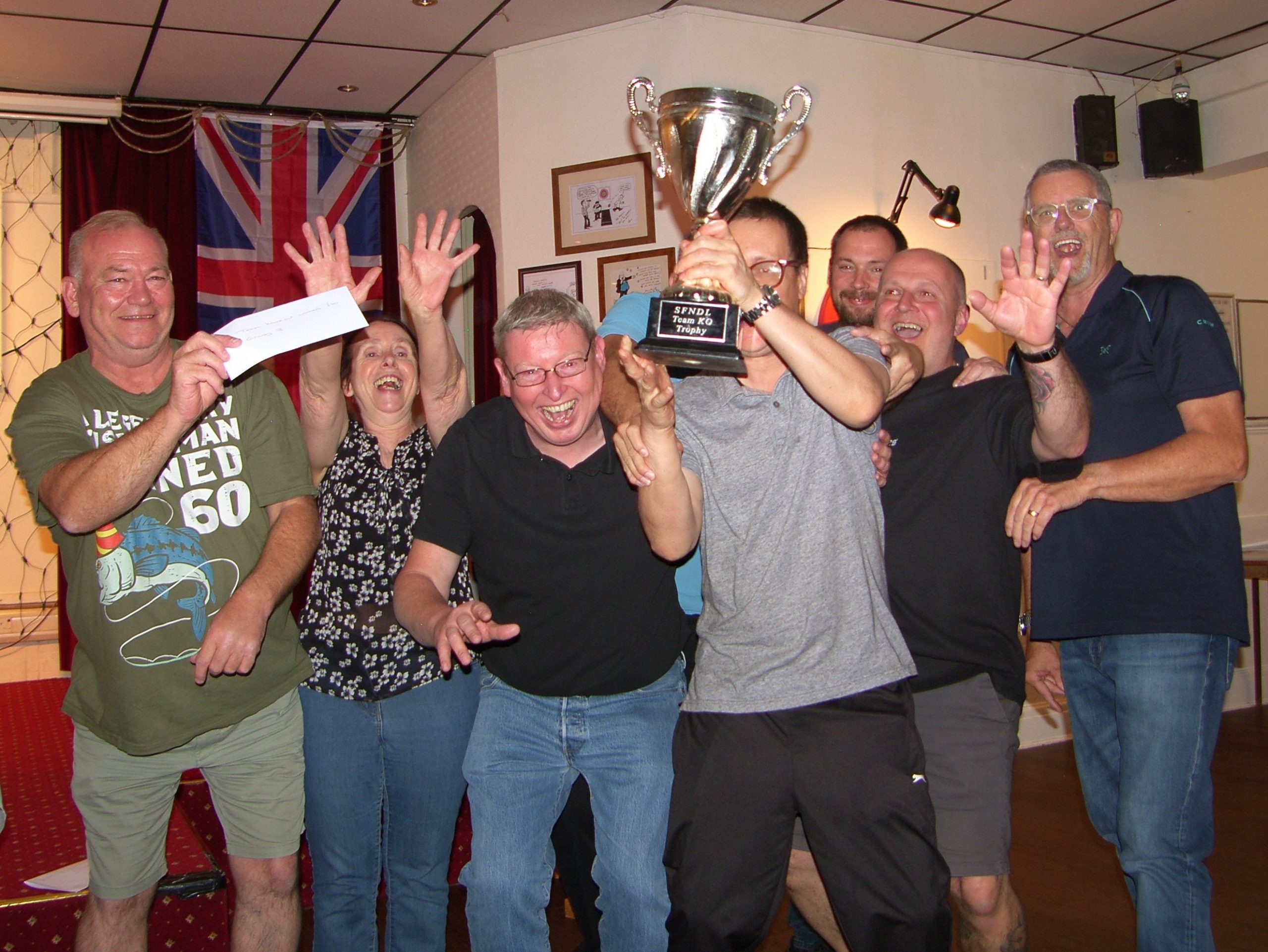 Granby B lift the Team Knockout Cup